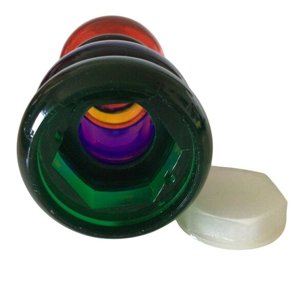 Vintage Olde Thompson SUNSET FIESTA Salt & Pepper Mill Collectible Tableware - Picture 7 of 8